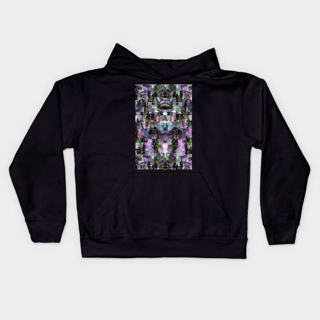 Burning Man Kids Hoodie by HenriYoki